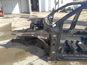 Front left quarter panel for Audi Q5 80A 18-24 on the body, black