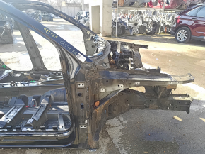 Front right quarter panel for Audi Q5 80A 18-24 on the body, black