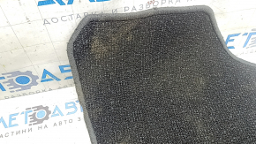 Set of black rag floor mats for Subaru Forester 25-26, ready for cleaning