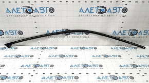 Upper door molding, front right Subaru Forester 25-26, black matte, curved