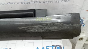 Right threshold Ford Fusion mk5 13-20 graphite, with seals, scratches, cracks, broken mount, crack in mount