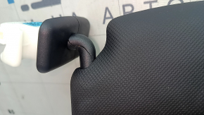 Left sun visor BMW 3 F30 4d 15-18 black, no hook, cracked mount