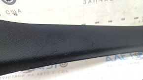 Upper left front pillar trim for BMW 3 F30 12-18, black, scratches