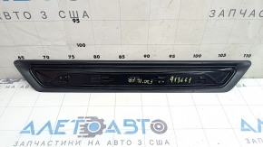 Front right outer door sill trim for BMW 3 F30 12-18, black with chrome, cracks in fasteners