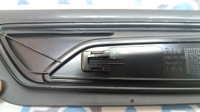 Front right outer door sill trim for BMW 3 F30 12-18, black with chrome, cracks in fasteners