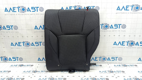Rear seat backrest, 2nd row, left, Subaru Forester 25-26, black leather, perforation, blue stitching, heated