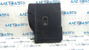 Rear seat backrest, 2nd row, left, Subaru Forester 25-26, black leather, perforation, blue stitching, heated