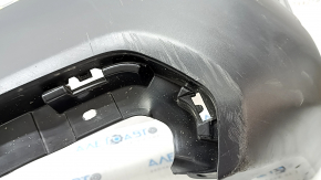 Subaru Forester 25-26 rear bumper, gray, missing left side, pinched, torn, cracks, scratches