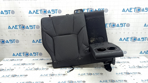 Subaru Forester 25-26 black leather, perforated, blue stitching, with armrest, heated, wrinkled, needs cleaning.
