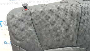 Subaru Forester 25-26 black leather, perforated, blue stitching, with armrest, heated, wrinkled, needs cleaning.