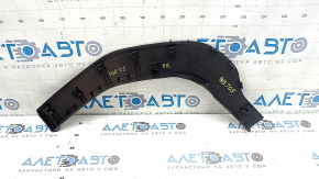 Subaru Forester 25-26 rear right fender arch trim, black, scratches