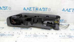 Right rear seat side panel for Hyundai Sonata 11-15, gray fabric, worn