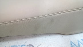Right rear seat side trim for Hyundai Sonata 15-17, beige leather, ready to clean