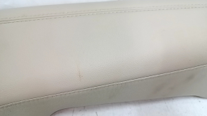 Right rear seat side trim for Hyundai Sonata 15-17, beige leather, ready to clean