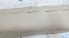 Left rear seat side trim for Hyundai Sonata 15-17, beige leather, ready to clean
