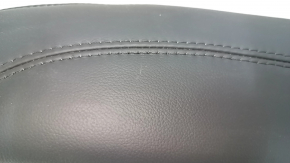 Left rear seat side trim for Hyundai Sonata 15-17, black leather, scratched