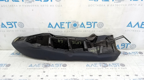 Left rear seat side trim for Hyundai Sonata 15-17, black leather, scratched