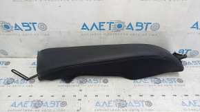 Right rear seat side trim for Hyundai Sonata 15-17, black leather, worn