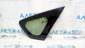 Rear right window, blind glass, Toyota Prius 30 10-15, antenna, scratches