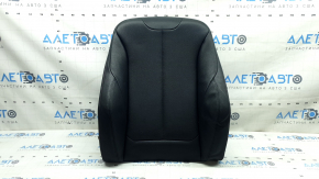 BMW 3 F30 12-18 driver's seat backrest trim, black leather, black stitching, heated, Sport