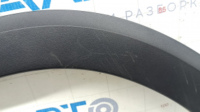 Front left fender arch trim for Mercedes X247 GLB 20-26, black structure, scratches, cracks