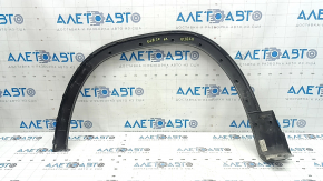 Front right fender arch trim for Mercedes X247 GLB 20-26, black structure, scratches, cracks