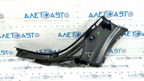 Mercedes X247 GLB 20-26 black inner rear left door sill plate with scratches