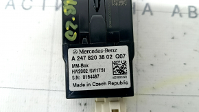USB HUB Mercedes X247 GLB 20-26 front, 1 type-C, type 2