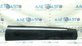 Lower front right door trim for Ford Explorer 20-25, structure, with chrome molding, scratches, worn