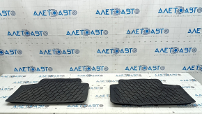 Set of black rubber floor mats for Mercedes X247 GLB 20-26