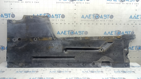 Left underbody protection for BMW 3 F30 4d 12-18, worn and dented