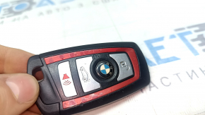 BMW 3 Series F30 12-18 key, 4 buttons, smart key, Sport Line, 434 MHz, worn, bumps