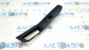 Front right window lift control for a 2021 Ford Explorer, black with chrome, with trim, broken mount