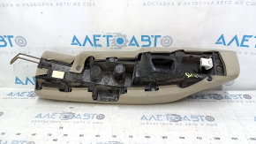 Right side trim for rear seats Kia Optima 11-15 USA, beige fabric, rusty fasteners, dry cleanable