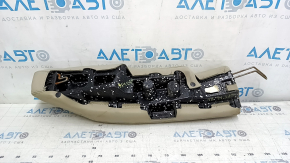 Left rear seat side trim for Kia Optima 11-15 USA, beige leather, rusty fasteners, dry cleanable