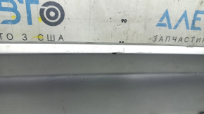 Ford Explorer 20-21 rear bumper lower trim, gray, 2-pipe, XLT, torn, scratches, crack in mount