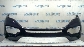 Front bumper, upper part, Ford Explorer 20-25, without parking sensors, black, scratches