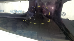 Front bumper, upper part, Ford Explorer 20-25, without parking sensors, black, scratches