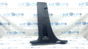 Black lower left center pillar trim for Ford Explorer 20-25, with plug, scratches, worn