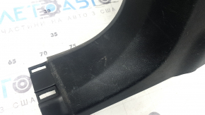 Black lower left center pillar trim for Ford Explorer 20-25, with plug, scratches, worn