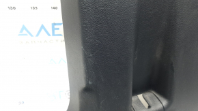 Black lower left center pillar trim for Ford Explorer 20-25, with plug, scratches, worn