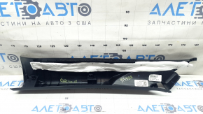 Ford Explorer 20-24 front pillar trim, right, black, worn