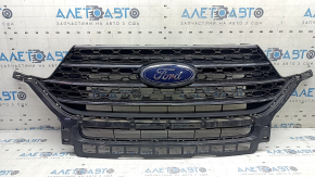 Radiator grill with frame and chrome assembly Ford Explorer 20-25 with emblem, XLT, sand, crack on the emblem, missing fragment on the emblem