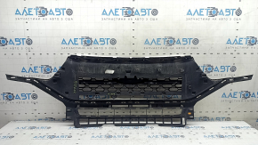 Radiator grill with frame and chrome assembly Ford Explorer 20-25 with emblem, XLT, sand, crack on the emblem, missing fragment on the emblem