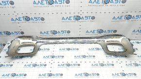Mercedes X247 GLB 20-23 rear bumper lip trim, chrome, scratches, cracks, broken mount