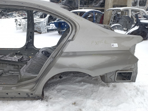 Quarter wing rear left BMW 3 F30 4d 12-18 on the body, silver