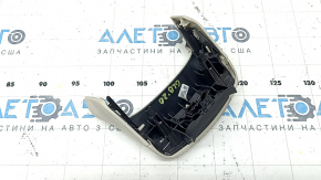 Mercedes X247 GLB 20-26 upper center console trim, gloss black, chrome, with backlight