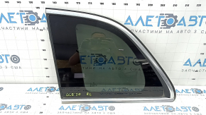 Rear left window, blind glass, Mercedes X247 GLB 20-26, chrome, tinted, seal cut