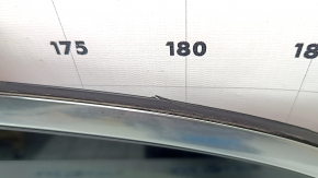 Rear left window, blind glass, Mercedes X247 GLB 20-26, chrome, tinted, seal cut