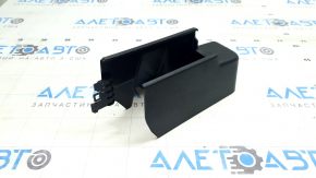 Black rear right passenger seat runner cover for Ford Explorer 20-25, with trim, broken mount